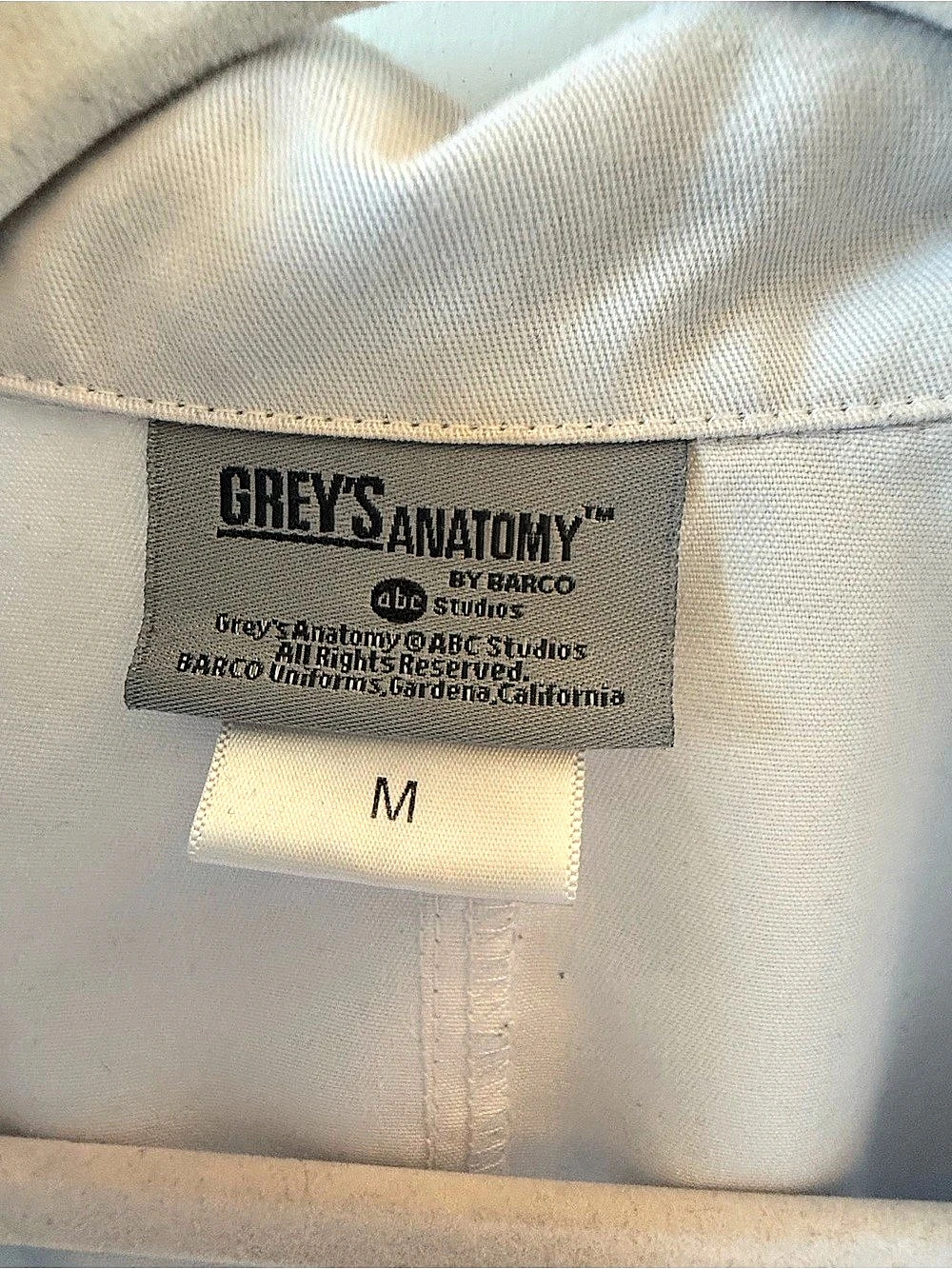 Grey's Anatomy by Barco Hannah Lab Coat White Size Medium - Picture 4 of 4